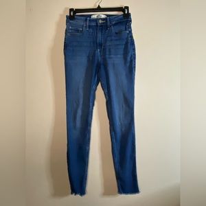 Hollister Denim Blue Skinny Jeans Size 25W Women Kids Men Teens